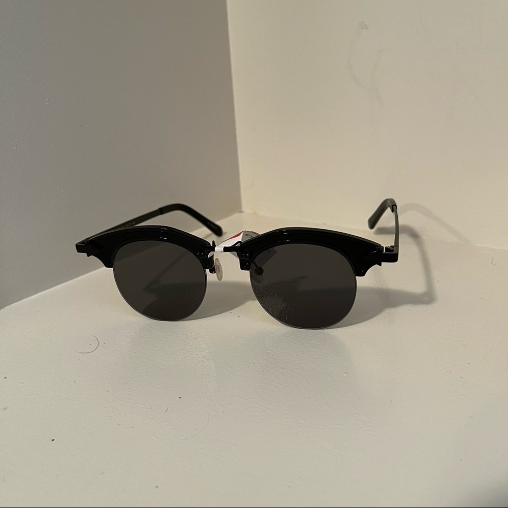 NWT Karen Walker Buccaneer Black Sunglasses - Picture 3 of 7